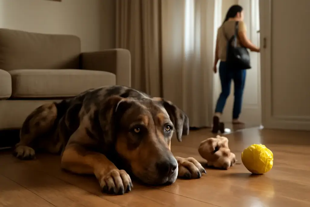 Cosa fare se il Catahoula resta solo molte ore? Strategie efficaci per evitare ansia da separazione