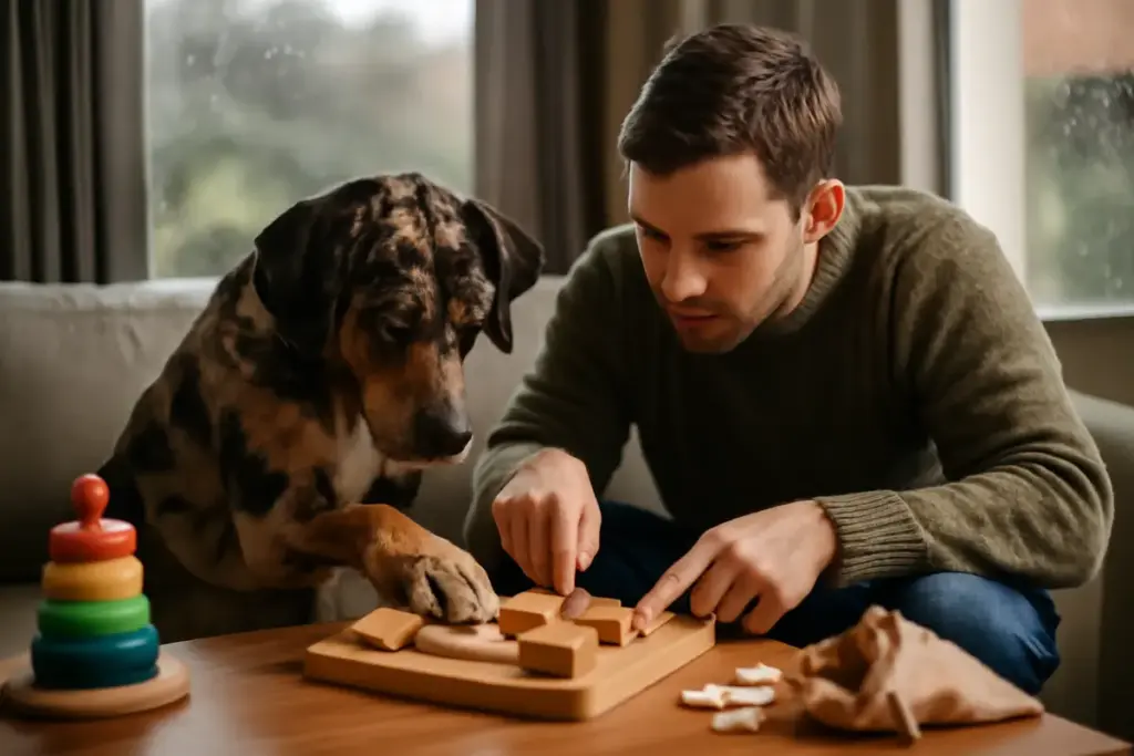Giornata piovosa con il Catahoula Leopard Dog: giochi e attività alternative che lo stimolano davvero