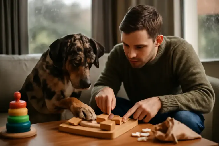 Giornata piovosa con il Catahoula Leopard Dog: giochi e attività alternative che lo stimolano davvero