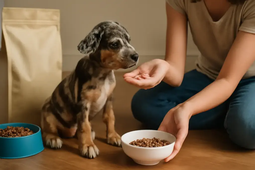 Come nutrire correttamente un cucciolo di Catahoula: tappe fondamentali dal primo mese