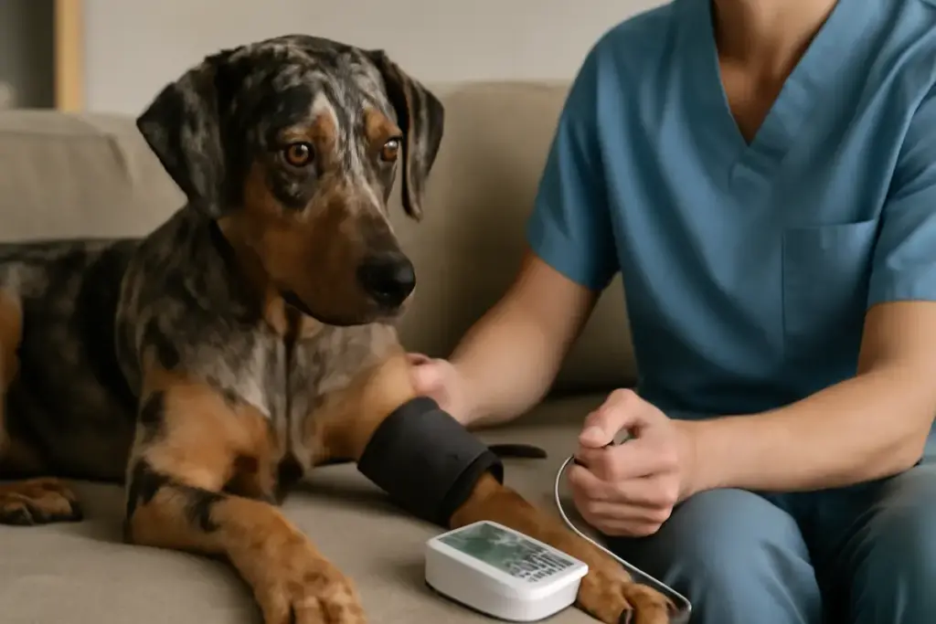Monitoraggio della pressione nel Catahoula Leopard Dog: il gesto semplice che può prevenire patologie gravi