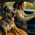 Come abituare il Catahoula Leopard Dog ai viaggi in auto? Rendi ogni spostamento piacevole
