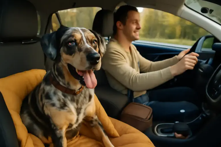 Come abituare il Catahoula Leopard Dog ai viaggi in auto? Rendi ogni spostamento piacevole