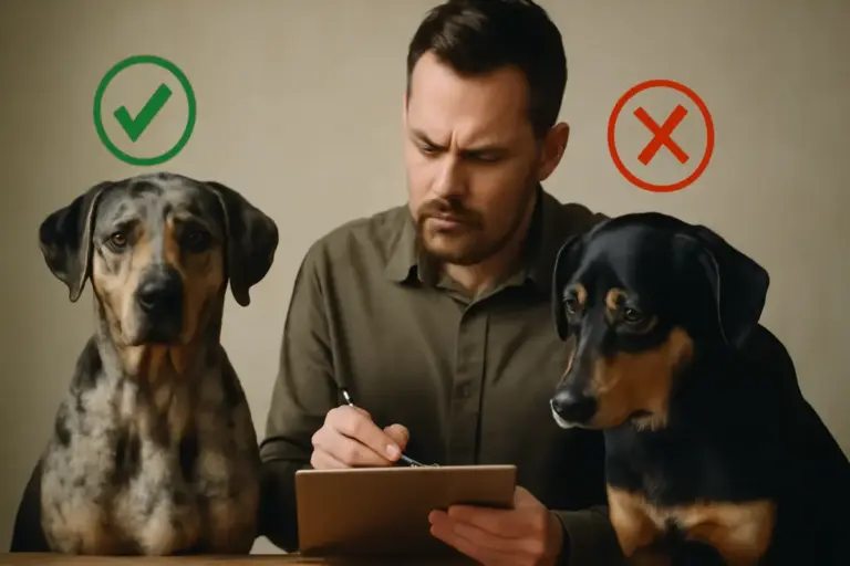 Quali standard morfologici escludono un cane dalla genealogia Catahoula? I tratti da valutare con attenzione