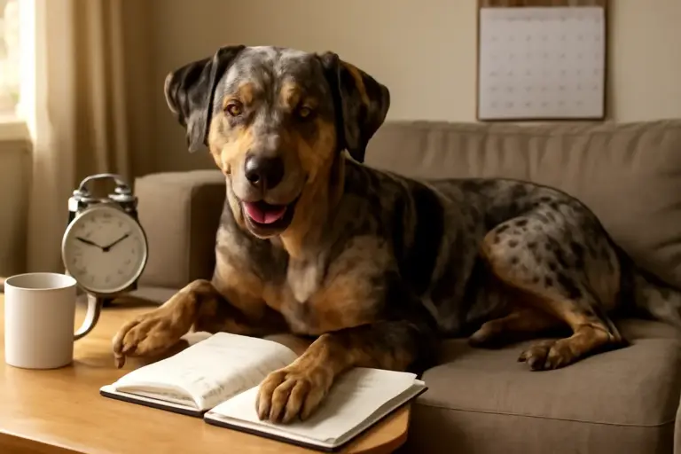 Come organizzare la giornata ideale per un Catahoula? Scopri il ritmo che lo rende più sereno
